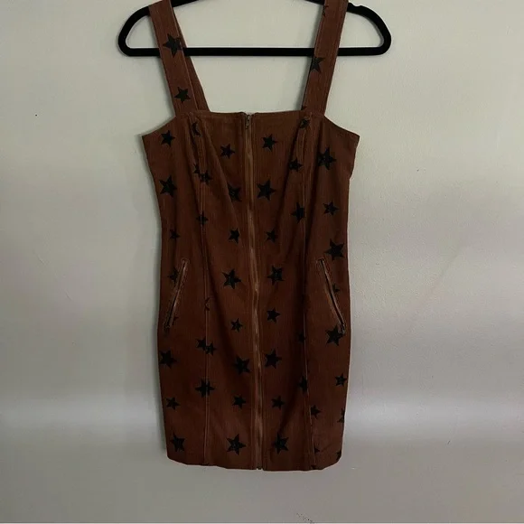 Altar’d state star corduroy jumper dress size XS - Picture 3 of 5